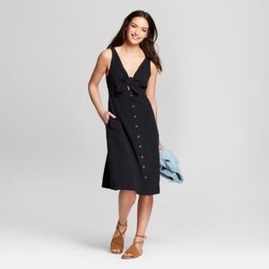 Target Universal Thread Tie-front midi dress
